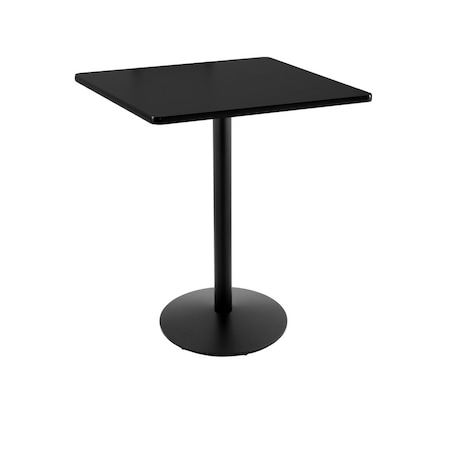 Holland Bar Stool Co 42" 214 Black Table, 30" x 30" Square Top 214-2242BW30SQ